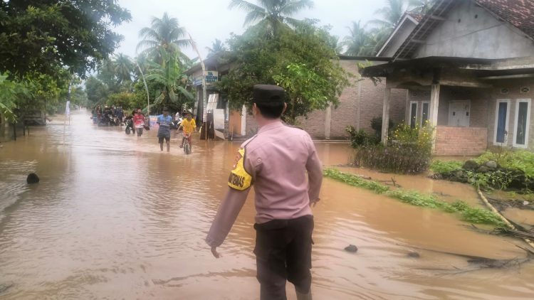 Banjir Landa Sembilan Pekon di Wonosobo dan BNS, Polres Tanggamus Siaga Penuh