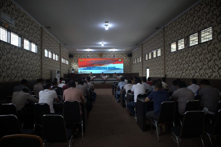 Ops Patuh Krakatau 2025: Polres Lampung Selatan Gelar Tes Psikologi Senpi, Pastikan Anggota Siap Mental dan Profesional