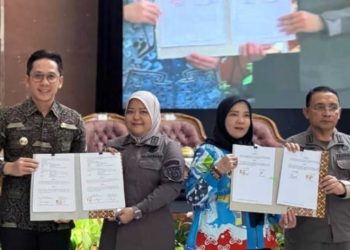 Bupati Lampung Selatan Hadiri Penandatanganan “Jaga Desa” untuk Perkuat Pengelolaan Keuangan Desa