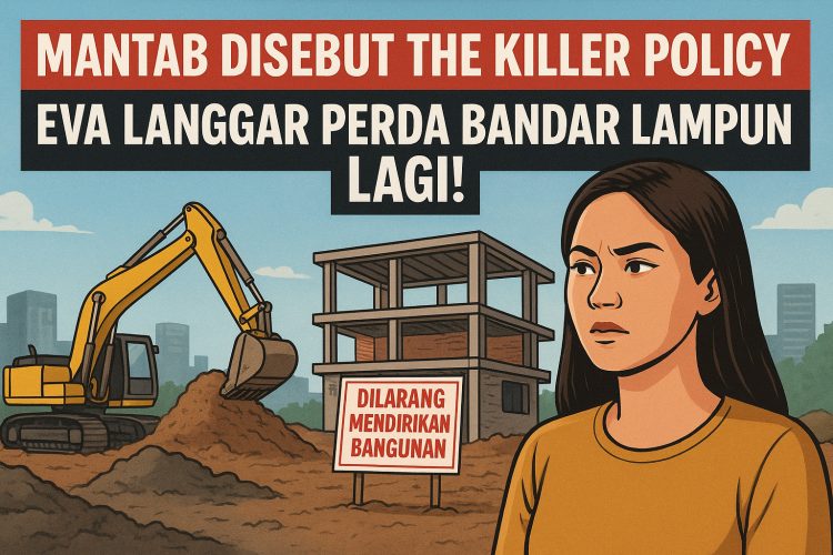 Eva Langgar Perda Bandar Lampung Lagi, Wali Kota Disebut The Killer Policy