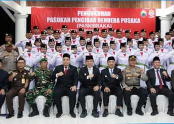 41 Anggota Paskibraka Lampung Selatan 2025 Resmi Dikukuhkan, Siap Kibarkan Sang Saka Merah Putih