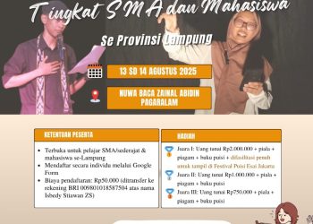 Pendaftaran Lomba Baca Puisi Esai Resmi Dibuka, Fitri: Tutup 12 Agustus