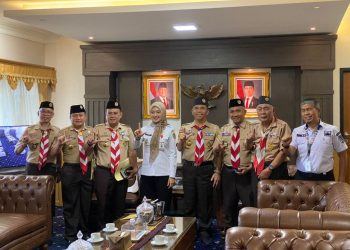Kwarnas Pramuka Audiensi dengan Wagub Lampung, Bahas Kesiapan Karang Pamitran Nasional 2028