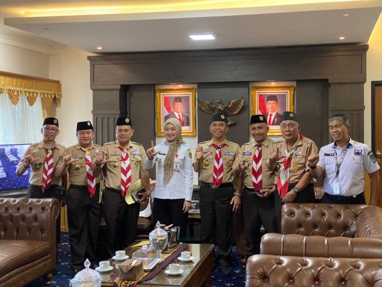 Kwarnas Pramuka Audiensi dengan Wagub Lampung, Bahas Kesiapan Karang Pamitran Nasional 2028