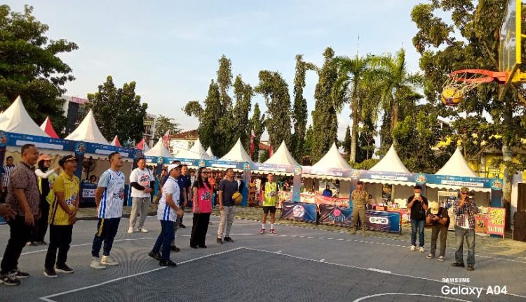 Bupati Pringsewu Resmi Buka Road to QRIS 3X3 Siger Slam 2025