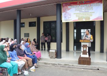 Polres Pesawaran dan Polda Lampung Gelar Gerakan Pangan Murah, Salurkan 2 Ton Beras untuk Masyarakat