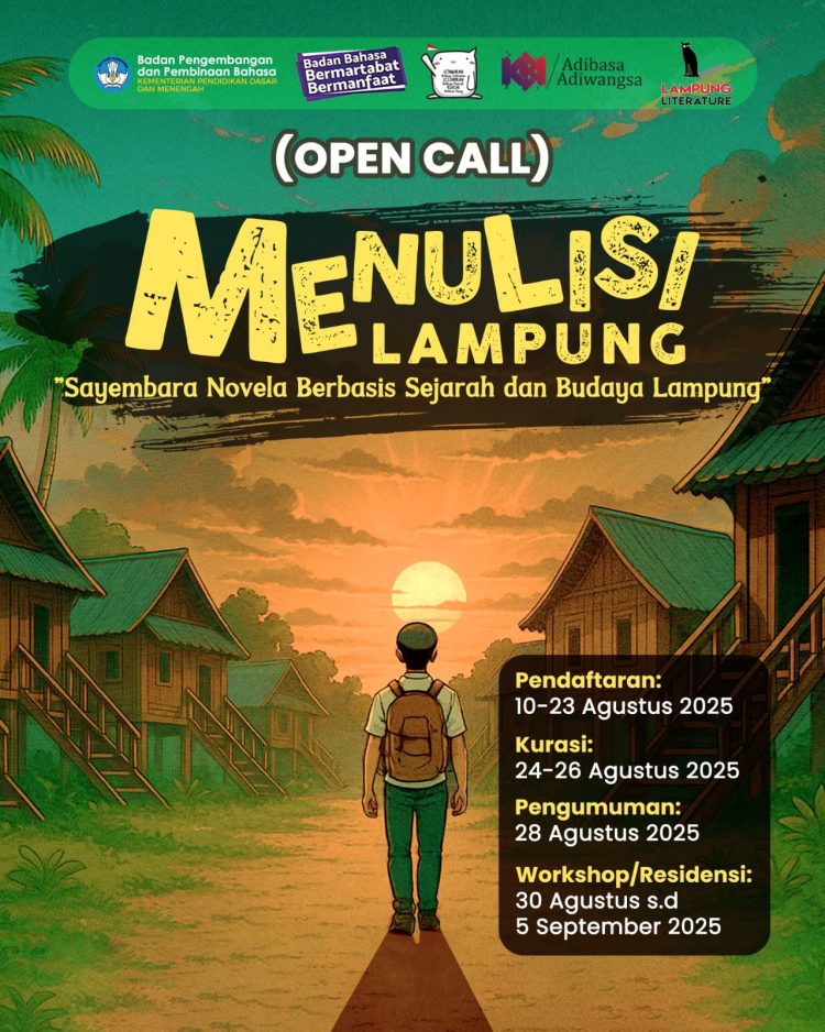 Lampung Literature Gelar Sayembara Penulisan Novela Berbasis Sejarah dan Budaya Lampung