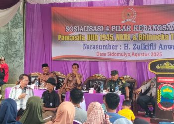 Sosialisasi Empat Pilar Kebangsaan DPR RI H. Zulkifli Anwar di Desa Sidorejo Lampung Selatan Tingkatkan Kesadaran Nasionalisme Masyarakat