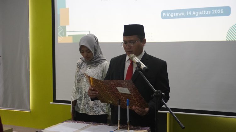 Kepala BPN Pringsewu Lantik PPAT Baru, Tegaskan Komitmen Tingkatkan Pelayanan Pertanahan