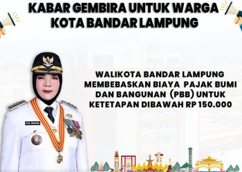 PBB di Kota Bandar Lampung Gratis dan Diskon, Ini Cara Memanfaatkannya