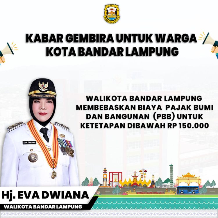 PBB di Kota Bandar Lampung Gratis dan Diskon, Ini Cara Memanfaatkannya