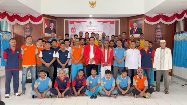 107 Warga Binaan Rutan Ambon Terima Remisi HUT RI Ke-80, Tiga Orang Langsung Bebas