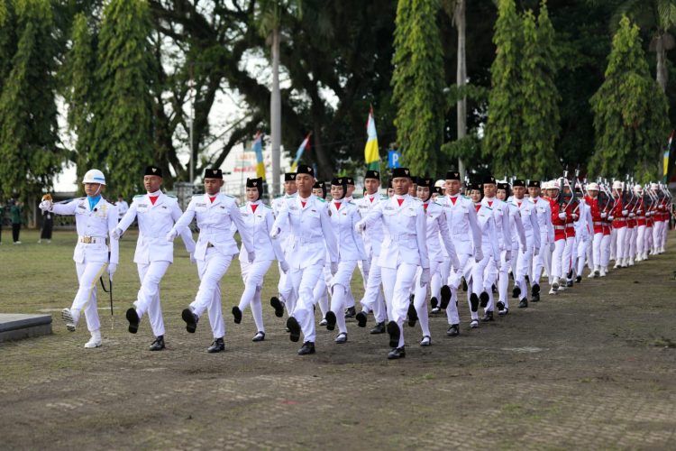 Upacara HUT RI ke-80 di Lampung Serukan Semangat Menuju Indonesia Emas 2045