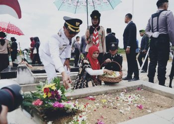 Pemkab Pringsewu Gelar Upacara Peringatan HUT Ke-80 Proklamasi Kemerdekaan RI