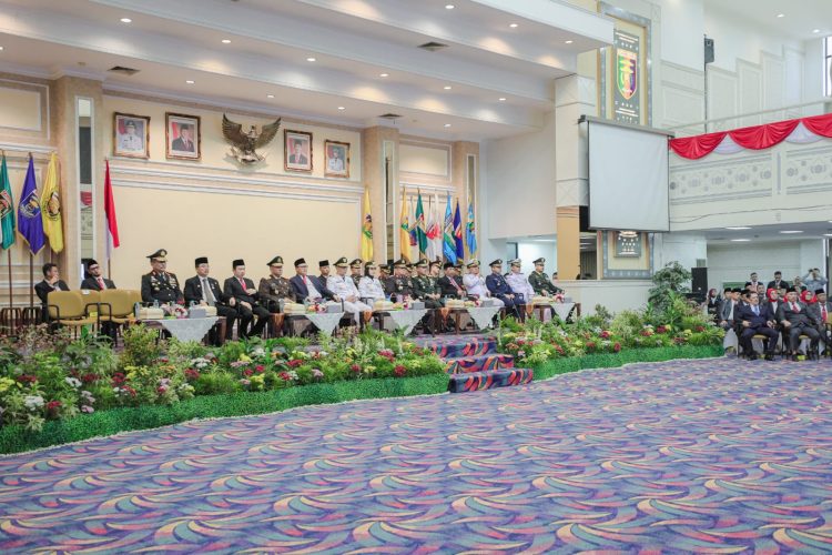 Suasana Khidmat Warnai Detik-Detik Proklamasi HUT RI ke-80 di Kabupaten Pesawaran