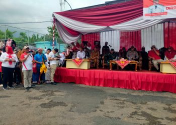 Ribuan Peserta Ramaikan Lapangan Merdeka Kotaagung di Karnaval HUT RI