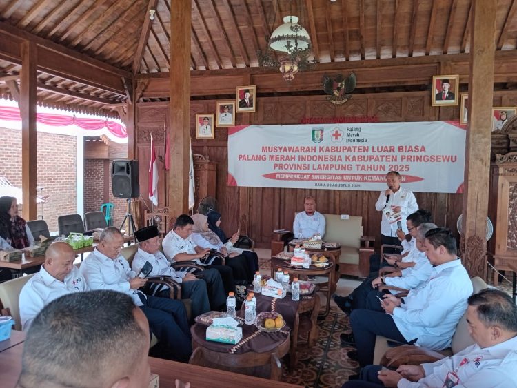 Rahayu Riyanto Pamungkas Pimpin PMI Pringsewu Masa Bakti 2025-2030, Fokus Tingkatkan Aksi Kemanusiaan