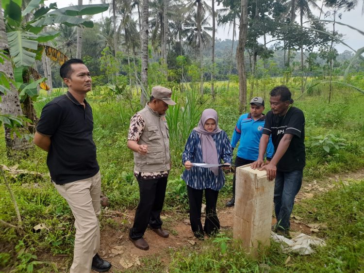 Antisipasi Sengketa Lahan, BPN Pringsewu Turun Langsung Tentukan Batas Tanah Warga