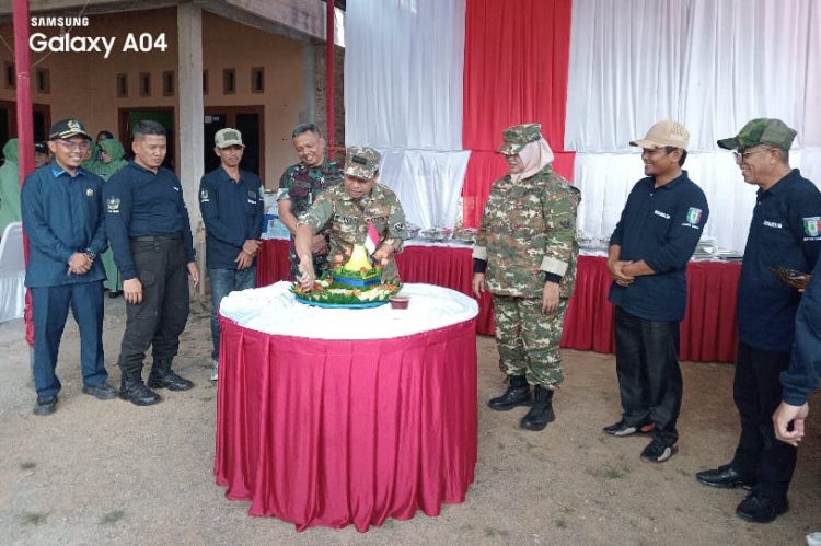 Bupati Pringsewu Tutup Karya Bakti TNI di Pekon Tanjungrusia Timur