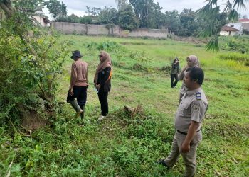 BPN Pringsewu Kawal Pemohon dalam Penentuan Batas Hak Tanah
