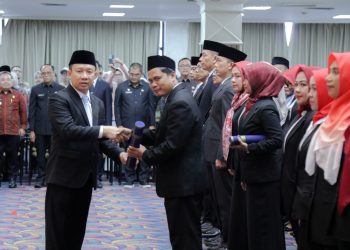 Pelantikan 96 Pejabat Baru di Pemprov Lampung: Perkuat Birokrasi dan Dorong Tata Kelola Pemerintahan Modern