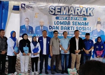 Meriah dan Bermakna, HUT PAN ke-27 di Lampung Utara Jadi Ajang Kebersamaan