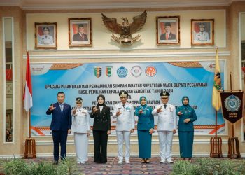 Semarak Apel Besar Hari Pramuka ke-64 di Kabupaten Tanggamus