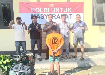 Pelaku Curanmor Bersenjata Tajam Ditangkap Polsek Wonosobo Bersama Warga, Rekannya Masih Buron