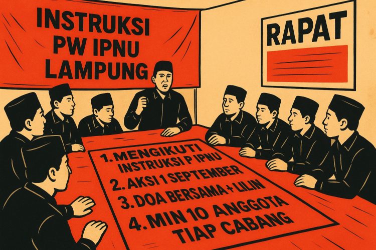 IPNU Lampung Turun Gunung: Instruksi Tegas 1 September Lampung Bergerak Bersama Rakyat