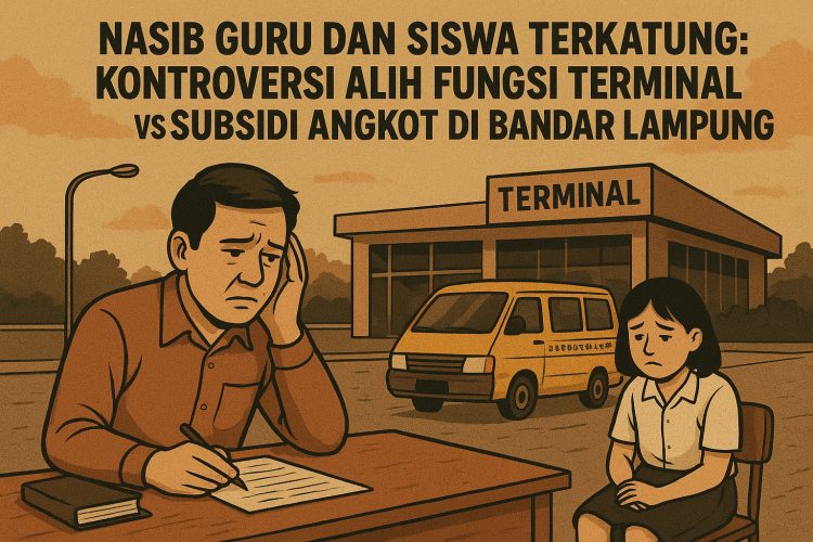 Guru dan Siswa Terombang-ambing: Polemik Alih Fungsi Terminal hingga Subsidi Angkot di Bandar Lampung