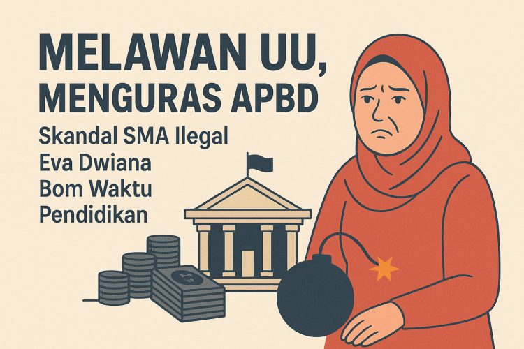Melawan UU, Menguras APBD: Skandal SMA Ilegal Eva Dwiana Bom Waktu Pendidikan