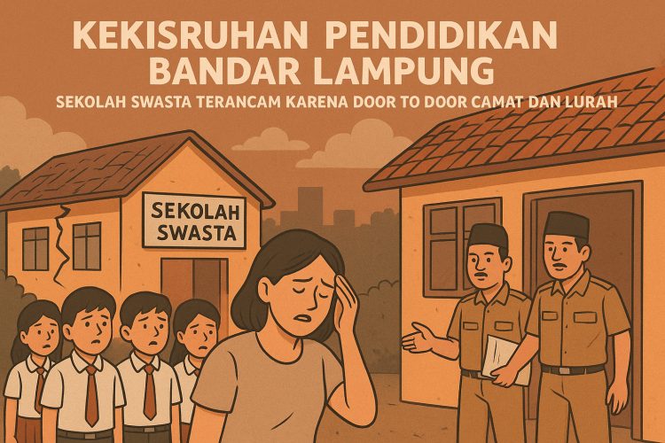Kekisruhan Pendidikan di Bandar Lampung: Sekolah Swasta Terancam Akibat Gerakan Door to Door Camat dan Lurah