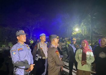 Polres Lampung Selatan dan Kodim 0421/LS Gelar Patroli Gabungan Malam Hari