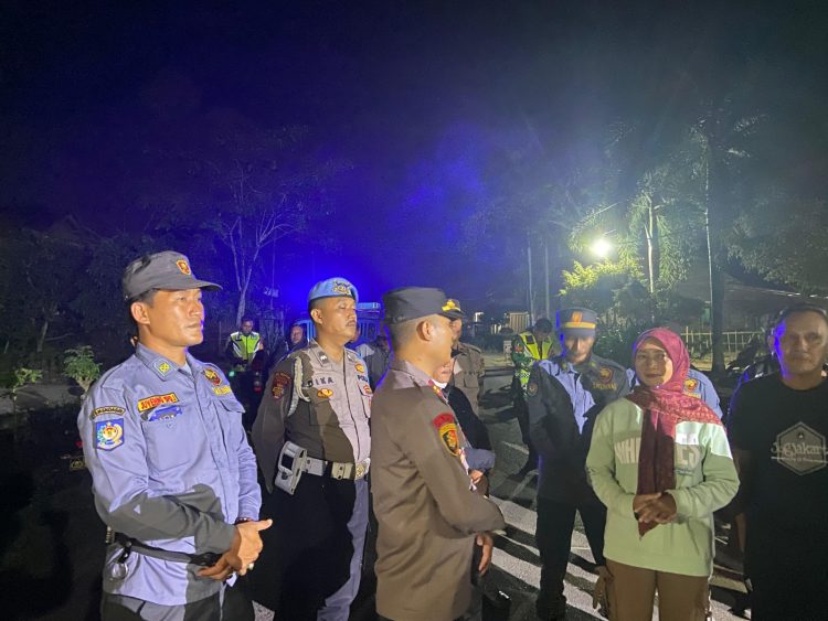 Polres Lampung Selatan dan Kodim 0421/LS Gelar Patroli Gabungan Malam Hari