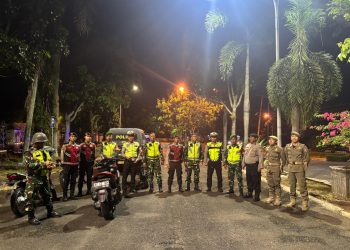 Polsek Candipuro Gelar Patroli Skala Besar Jaga Kamtibmas Malam Hari
