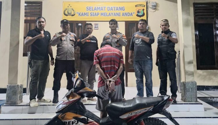 Polsek Pugung Berhasil Tangkap Pelaku Curanmor Berkat Kerja Sama Warga