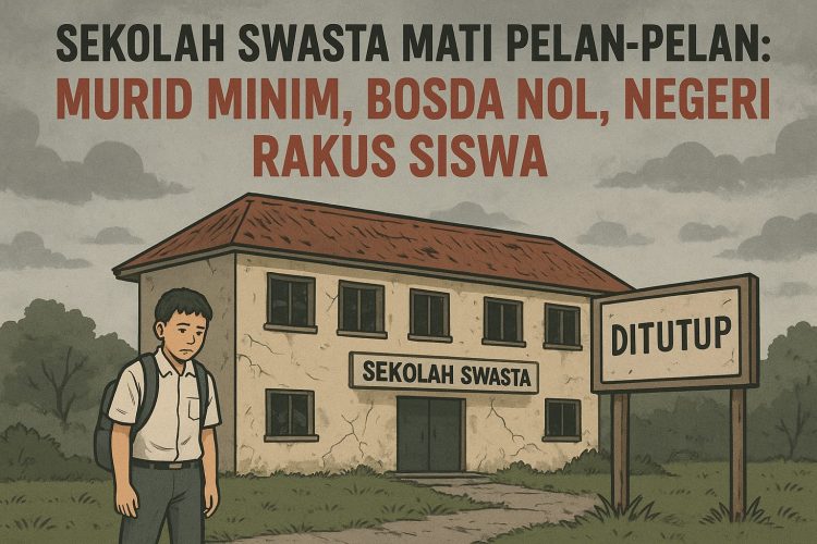 Krisis Sekolah Swasta Lampung: Murid Menipis, Bosda Nihil, Negeri Borong Siswa!