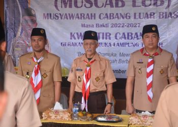 Pramuka Lampung Tengah Gelar Musyawarah Cabang Luar Biasa, Welly Adi Wantra Resmi Pimpin Kwarcab 2022-2027