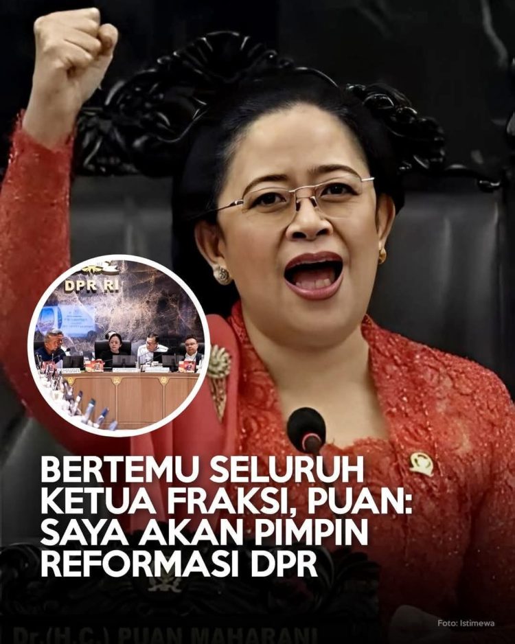 Puan Maharani Komando Reformasi Legislatif, Parlemen Jadi Garda Rakyat Wujudkan Sumitronomic Prabowo
