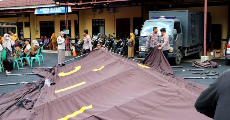 Lonjakan Pemohon SKCK di Tanggamus Capai 500 Persen, Polres Tambah Tenda dan Kursi Demi Nyaman