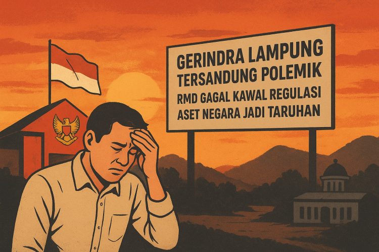 Gerindra Lampung Tersandung Skandal Aset Negara, RMD Dinilai Gagal Kawal Regulasi dan Wibawa Politik