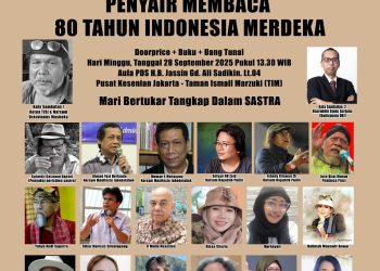 Penyair Pertanyakan “Benarkah Kita Sudah Merdeka?” dalam Perayaan 80 Tahun Indonesia di PDS HB Jassin