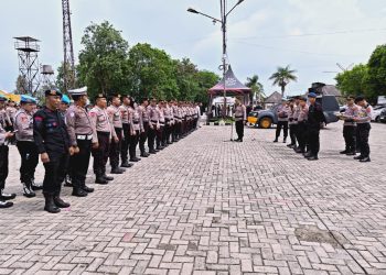 Polda Lampung Kerahkan 380 Personel, Amankan Laga Sengit Bhayangkara Presisi Lampung FC vs Persik Kediri di Stadion Sumpah Pemuda