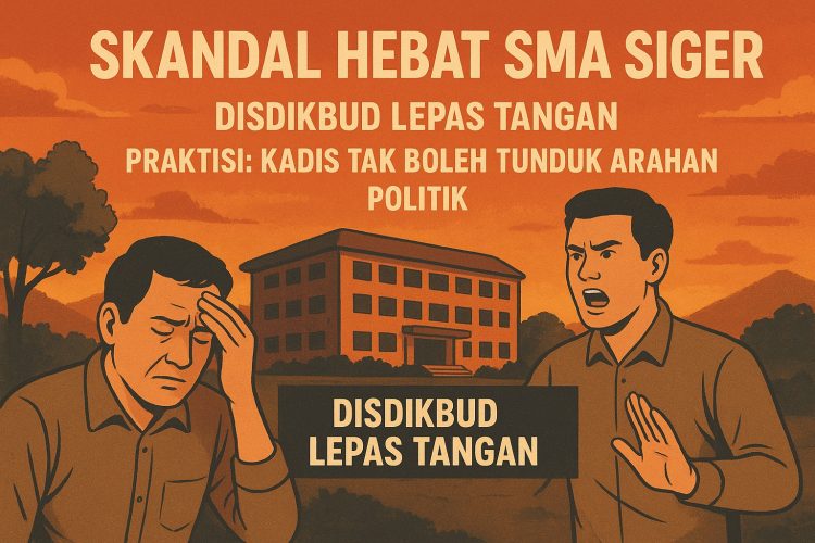 Skandal Hebat SMA Siger: Disdikbud Lepas Tangan, Praktisi Pendidikan Sebut Kadis Tak Boleh Tunduk Tekanan Politik