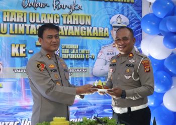 HUT Lalu Lintas Bhayangkara ke-70: Polres Lampung Selatan Bikin Haru, Santuni Anak Yatim dan Pocil Raih Juara!