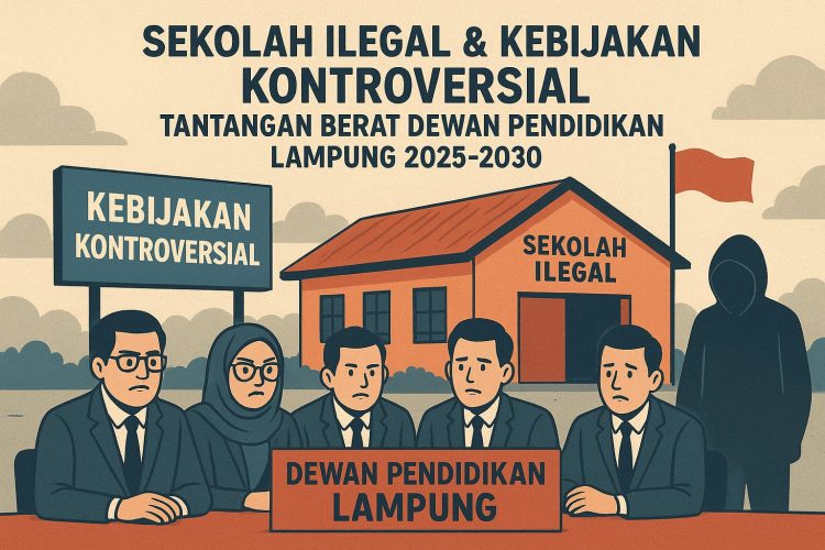 Sekolah Ilegal & Kebijakan Kontroversial: Tantangan Berat Dewan Pendidikan Lampung 2025-2030