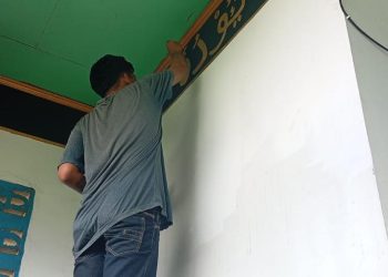 WBP Lapas Dharmasraya Asah Kreativitas Lewat Seni Kaligrafi, Lingkungan Masjid Jadi Kanvas Spiritual