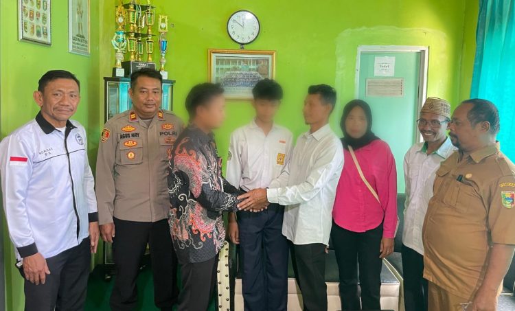Polsek Talang Padang Mediasi Dugaan Kekerasan Guru di MTs Gisting, Tanggamus Berakhir Damai