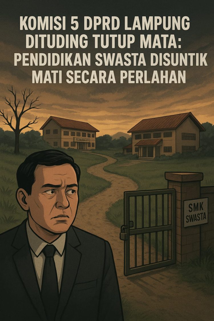 Komisi 5 DPRD Lampung Dituding Tutup Mata: Pendidikan Swasta Terancam Tersingkir Secara Sistematis