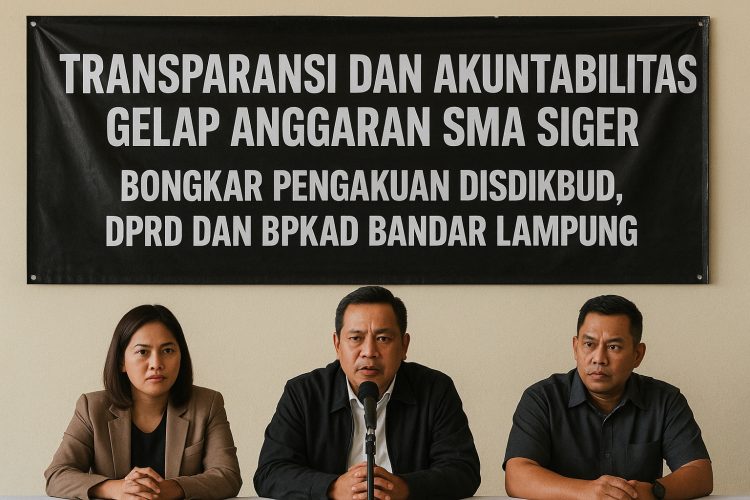Gelapnya Anggaran SMA Siger: Saling Bantah Disdikbud, DPRD, dan BPKAD Bandar Lampung